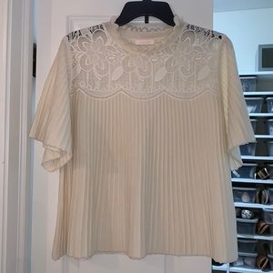 See by Chloe Lace detailed sweater top